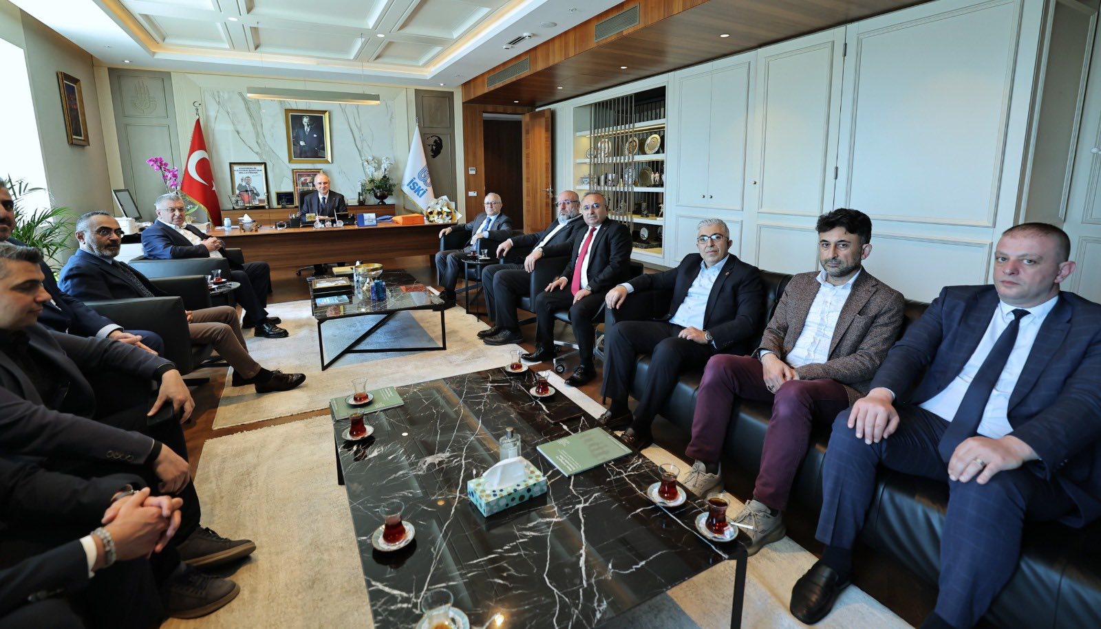 İSKİ GENEL M&Uuml;D&Uuml;R&Uuml; DO&Ccedil;. DR. ŞAFAK BAŞA&rsquo;YA ZİYARET