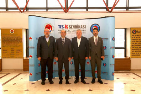 DSİ GENEL M&Uuml;D&Uuml;R&Uuml; MEHMET AKİF BALTA&rsquo;DAN SENDİKAMIZA HAYIRLI OLSUN ZİYARETİ