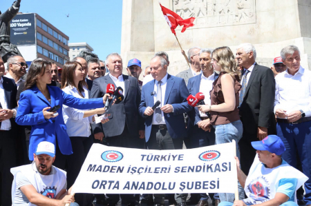 Maden İş&ccedil;isi Kardeşlerimizin Haklı M&uuml;cadelesinin Yanındayız