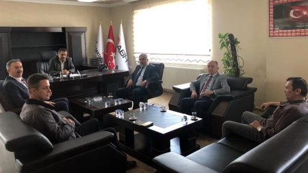 SOMA TERMİK SANTRALI ÜRETİM DİREKTÖRÜ MUSTAFA SOYORAL'I MAKAMINDA ZİYARET ETTİK