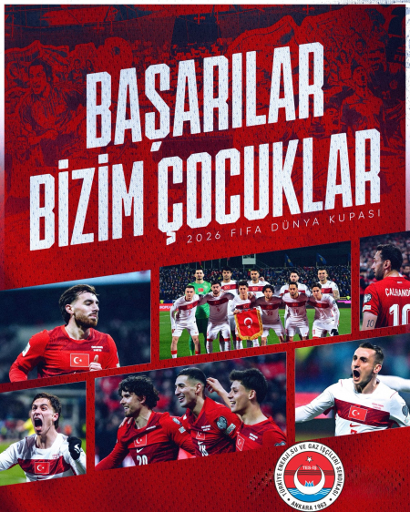 Genel Başkanımız İrfan KABALOĞLU D&uuml;nya Kupasına Katılma Hakkını Elde Eden A Milli Futbol Takımımızın Zaferini Tebrik Etti