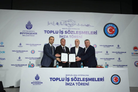 İSKİ, İGDAŞ VE UGETAM TOPLU İŞ S&Ouml;ZLEŞMELERİ İMZA T&Ouml;RENİ YAPILDI