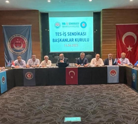 TES-İŞ SENDİKASI BAŞKANLAR KURULU SONUÇ BİLDİRGESİ